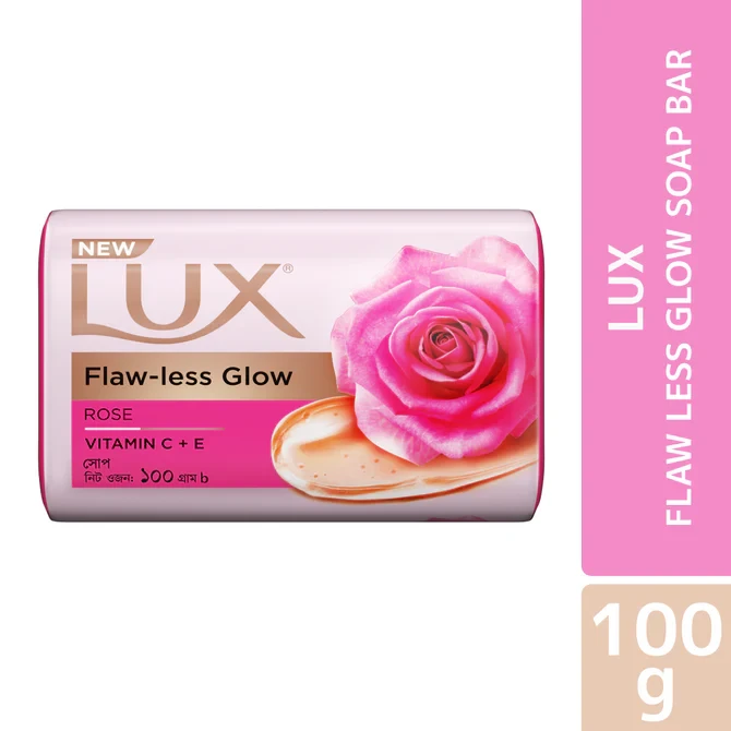 Lux Soap Bar Flaw Less Glow 90g
