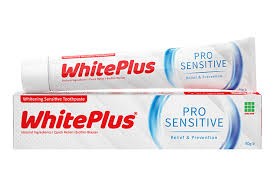 White Plus Pro-Sensitive Whitening Toothpaste 140gm